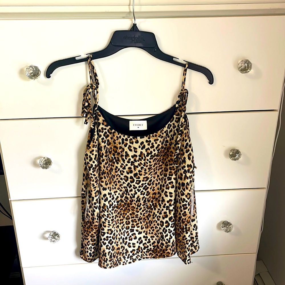 Everly Leopard Tank
